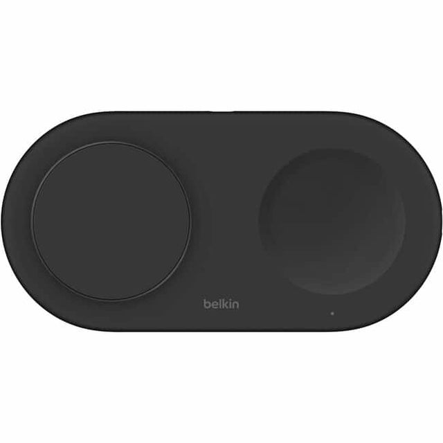 Front. Belkin - Belkin BoostCharge Pro Induction Charger - For iPhone, AirPod, Qi2-enabled Device - Input connectors: USB - Proprietary - Black.
