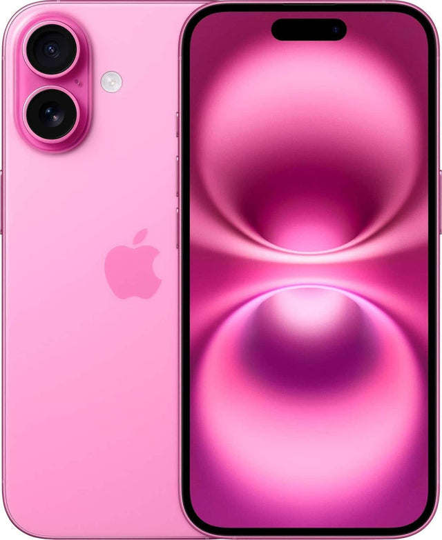 Front. Apple - iPhone 16 A3081 (Fully Unlocked) 256GB - Pink.
