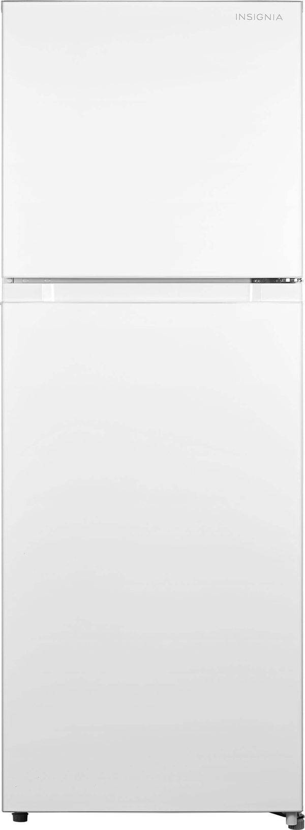 Insignia™ - 22 in. Wide 10.1 Cu. Ft. Top-Freezer Refrigerator with Reversible Door and ENERGY STAR Certification - White
