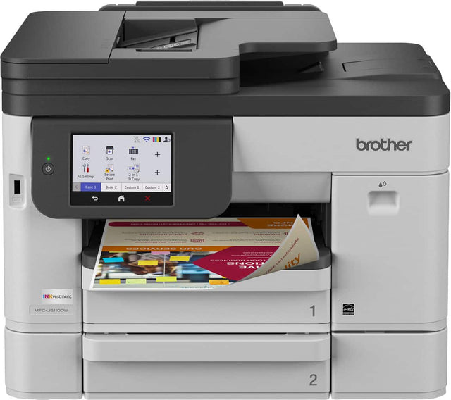 Cory Scan Fax + brother All Settings Secure Print .. .. .O in - I Coer + Basx I Basic 1 Custom 1 Custom : x ... ...... 41 | C SUIAUas ...... 0.....O ENOU ww.obl.dd HI... refreshments ity JAL EDEE INKvestment MPC-JS110OW 1 A 2