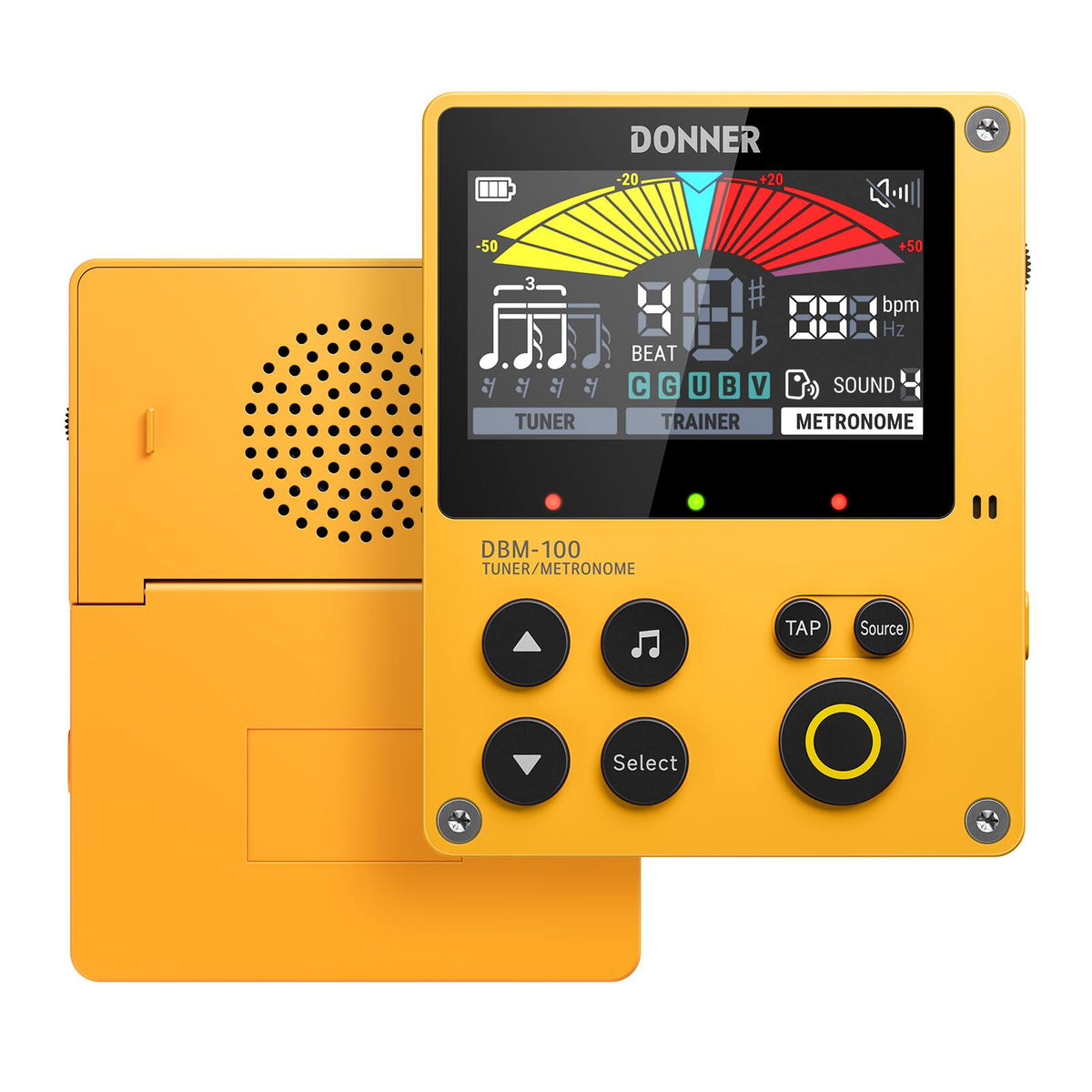 Donner music - Donner DBM-100 Rechargeable Metronome Yellow