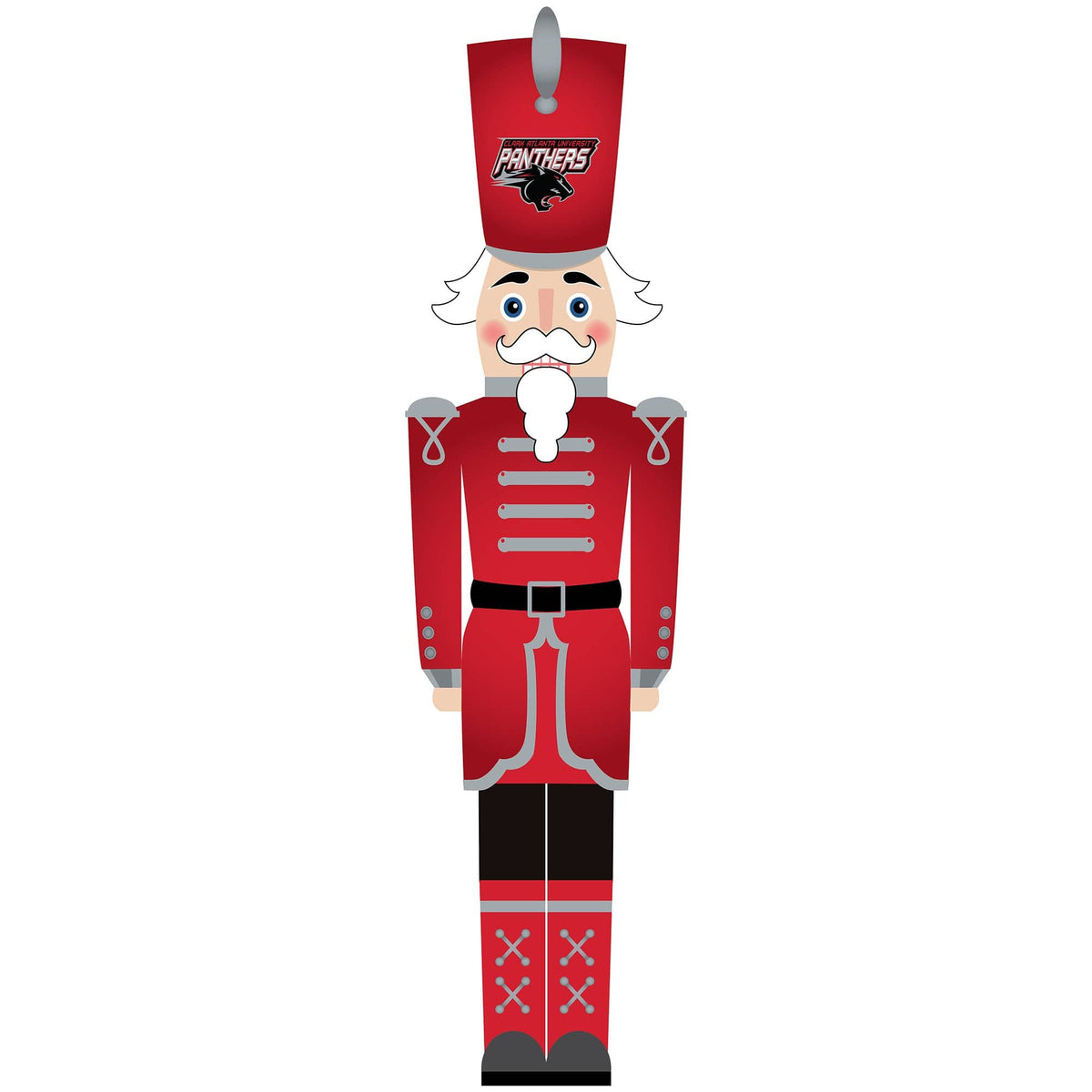 Fan Creations - Clark Atlanta University Panthers 46" Nutcracker Leaner - Multicolor