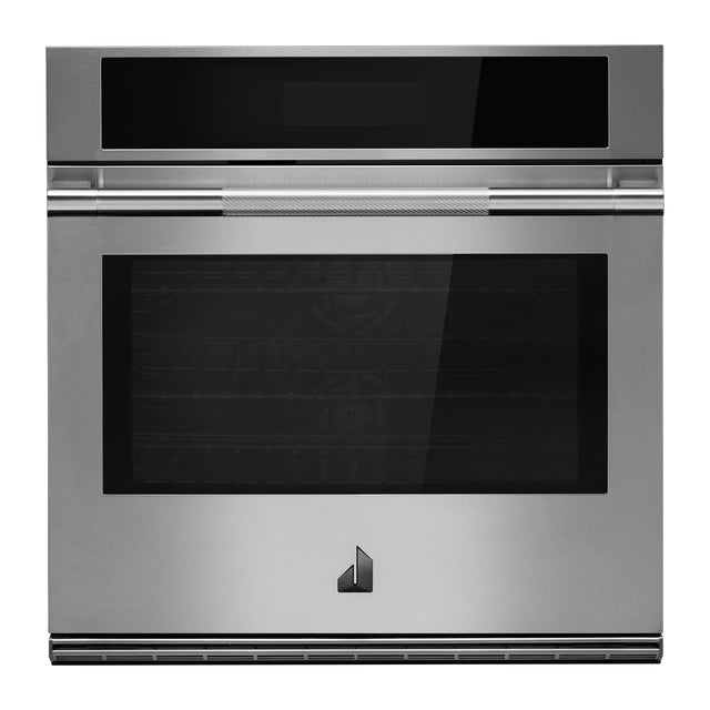 Front. JennAir - RISE 30" Built-In Single Electric Convection Wall Oven with Advanced Temperature Precision - PrintShield Stainless.
