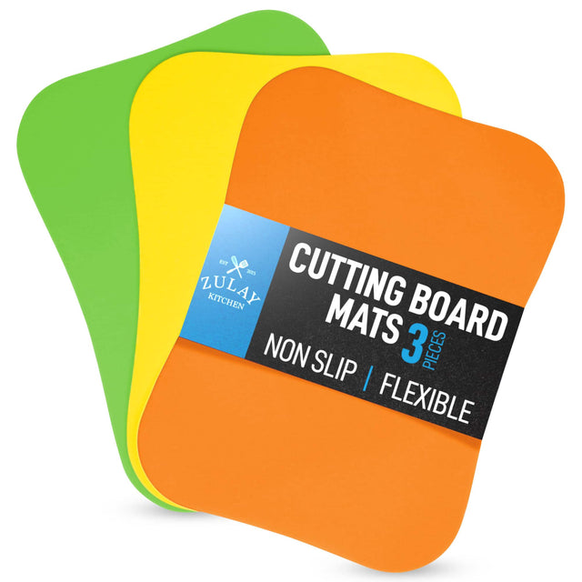 EXT x 2015 CUTTING BOARD MATS 3 PIECES | NON SLIP | FLEXIBLE