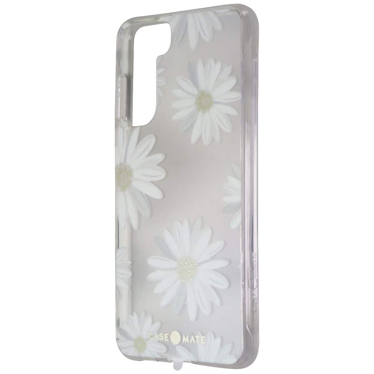 Case-Mate - Prints Hardshell Case for Samsung Galaxy S21 5G - Glitter Daisies - Multicolor