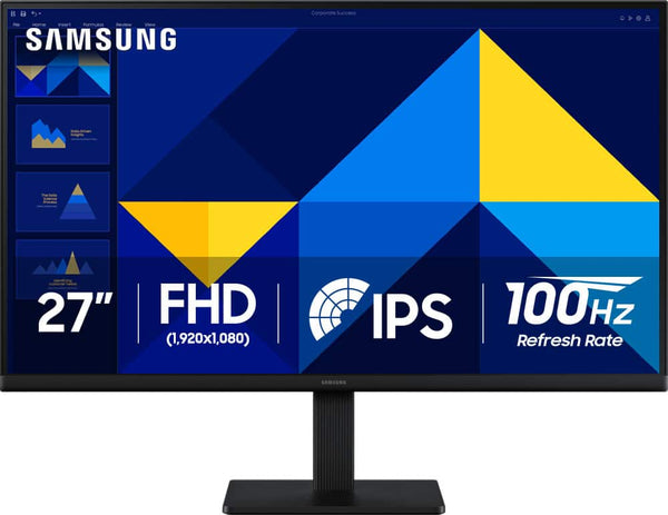 Samsung - 27" S3 (S30GD) IPS LED FHD 100Hz Monitor (HDMI, D-sub) - Black