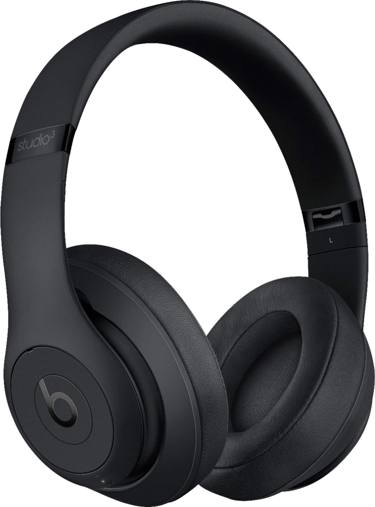 Beats - Refurbished Excellent - Studio³ Wireless Noise Cancelling Headphones - Matte Black