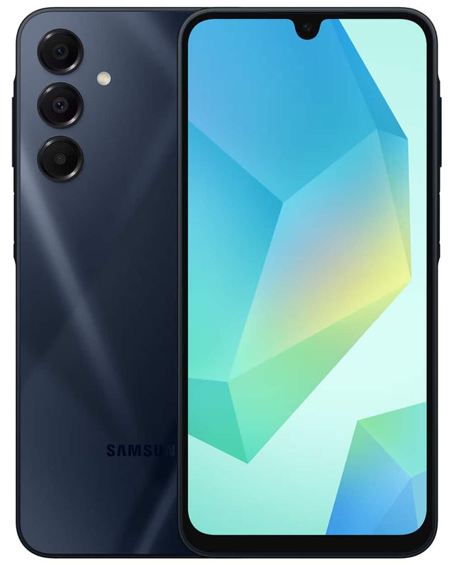 Front. AT&T Prepaid - Samsung Galaxy A16 5G 128GB Prepaid - Blue Black.