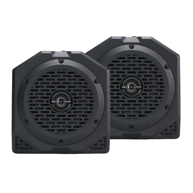 Front. MB Quart - MB Quart Rear Coaxial Speakers Upgrade for 21-24 Ford Bronco, 6.5" Speaker Pods - Black.