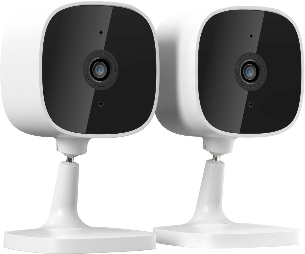 Swann - Refurbished Excellent - EVO 2K HD Indoor Wi-Fi Security Camera: Plug-in, motion detection, night vision, 2-way talk, local/cloud storage - White