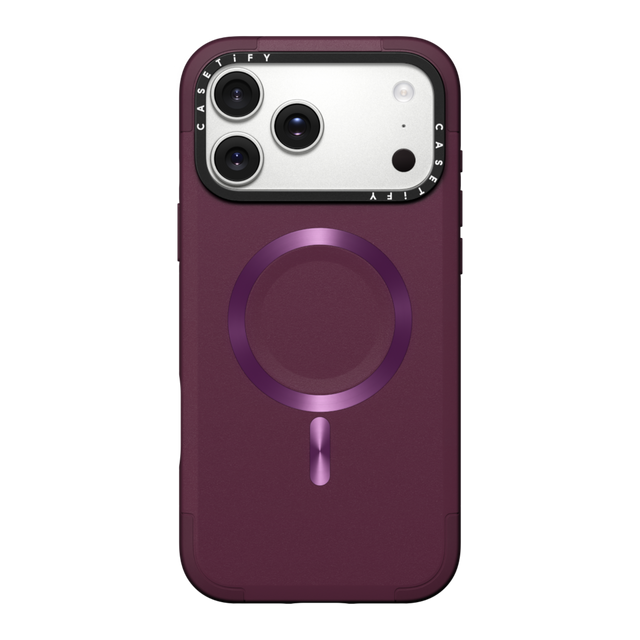 Front. CASETiFY - Apple iPhone 17 Pro Max Force Case - Mulberry.