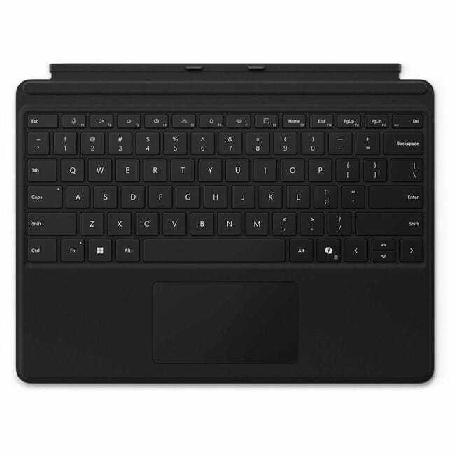 Microsoft - Surface Pro 13-inch Keyboard - Wireless Connectivity - Compact - CoPilot, Mute, Snipping, Media Control - Black