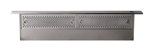 Front. Zephyr - Sorrento 36 in. External Telescopic Downdraft System - Stainless Steel.