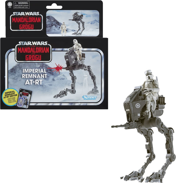 Hasbro - Star Wars: The Mandalorian & Grogu - Vintage Collection - Imperial Remnant AT-RT Vehicle with Action - COLLECTIBLES - Multicolor