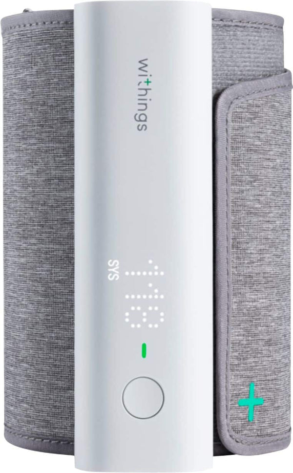 Withings - BPM Connect - Wi-Fi Smart Blood Pressure Monitor - White/Gray