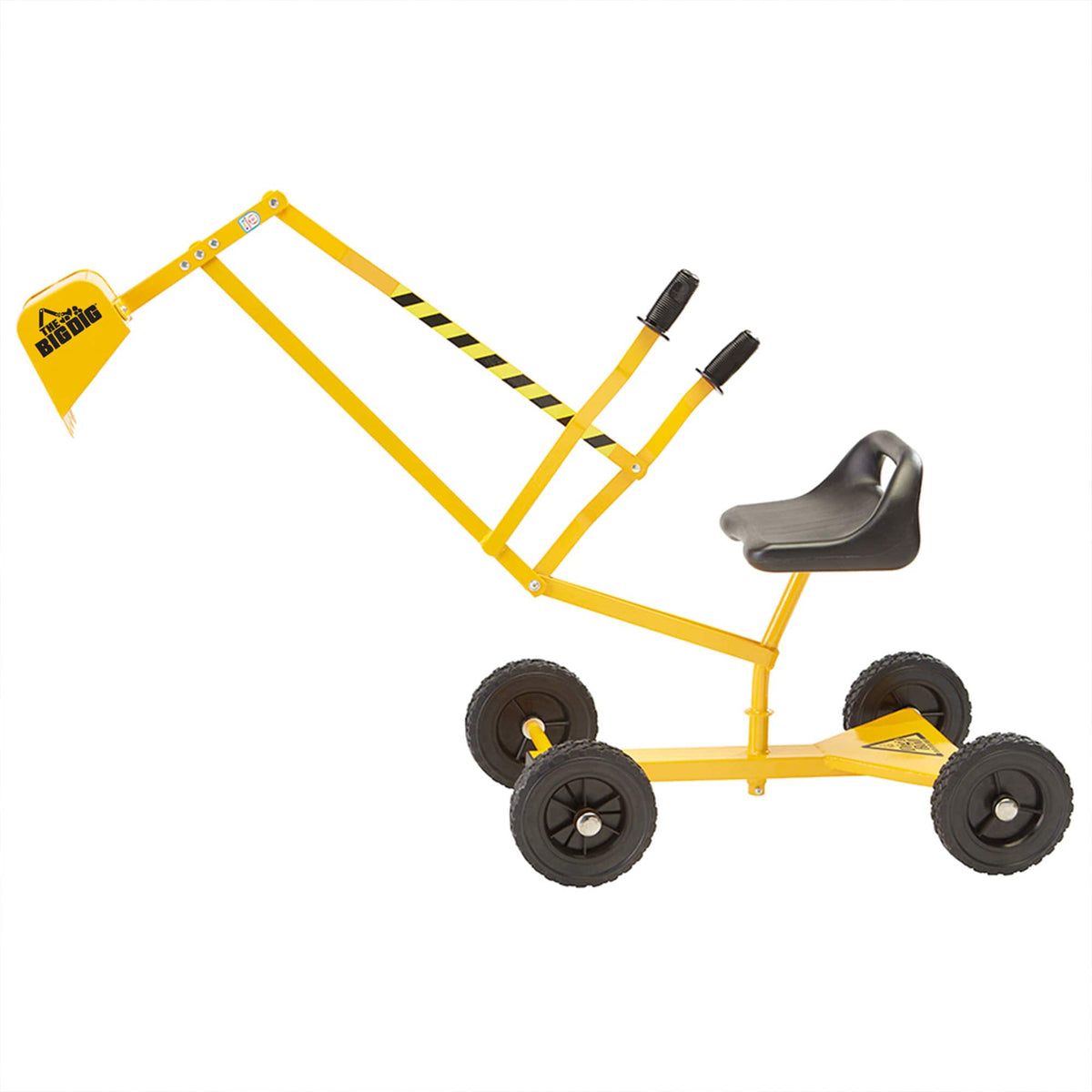 Big Dig - Rolling Sandbox Digger Excavator Crane with 360 Degree Rotation Base