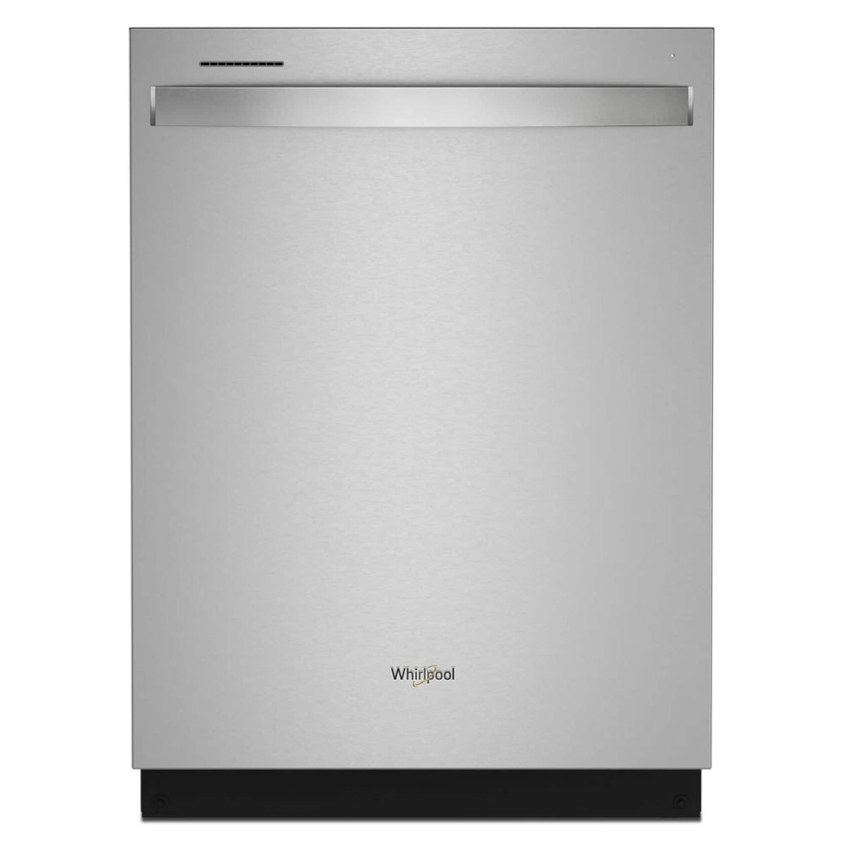 Whirlpool - 24 inch Top Control Built-in Stainless Steel Tub Dishwasher with 3rd Rack, Water Repellent Silverware Basket,  41 dBA - Stainless Steel