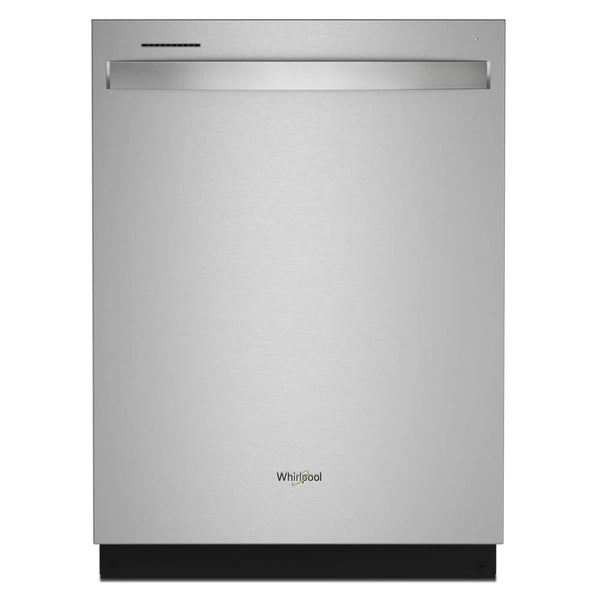 Whirlpool - 24 inch Top Control Built-in Stainless Steel Tub Dishwasher with 3rd Rack, Water Repellent Silverware Basket,  41 dBA - Stainless Steel