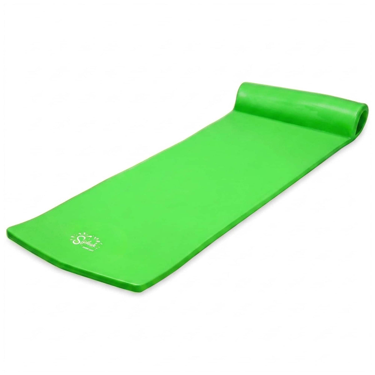 TRC Recreation - Splash 1.25" Thick Foam Swimming Pool Float Mat - Fierce Green