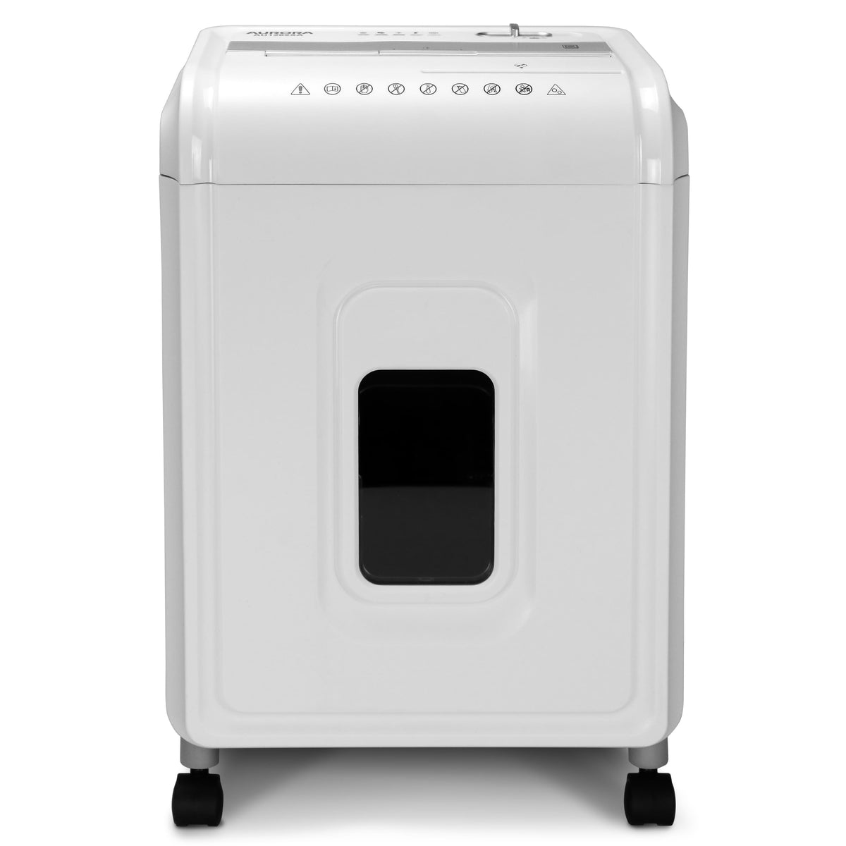 Aurora - AU1262XA Anti-Jam 12-Sheet Crosscut Paper and CD/Credit Card Shredder - White/Gray