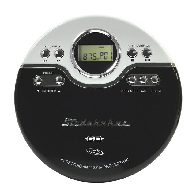 TUNER A H4 P PROG 8 75.P0 OFF POWER ON I PRESET 10/FOLDER PROG./MODE A-B CD/FM Studebaker CD MP3 60 SECOND ANTI-SKIP PROTECTION