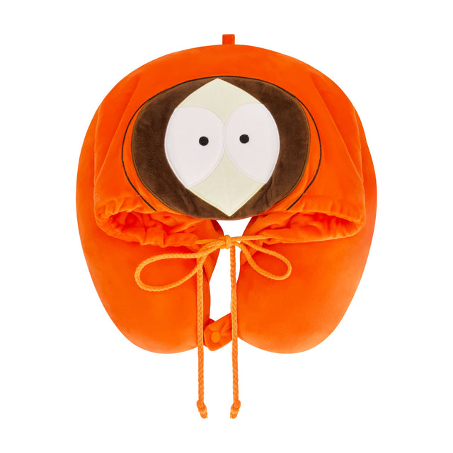 Front. Concept One - KENNY HOODED KNECK PILLOW - ORANGEE.