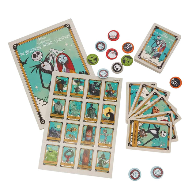 Disney Tim Burton's The Nightmare Before Christmas A Lotería Game