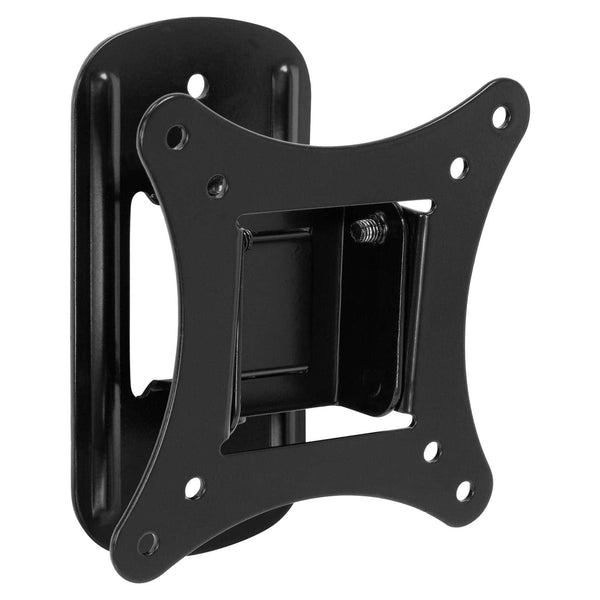 Mount-It! - Single Stud Tilt & Swivel TV Wall Mount for 19–32" – Compact, Easy Install, VESA Compatible, Space-Saving - Black