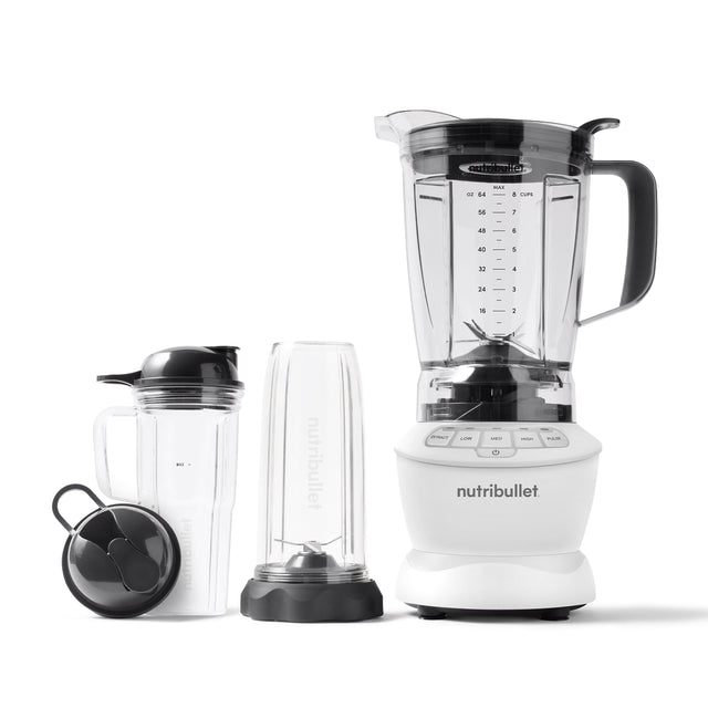 nutribullet - 64 OZ (8 CUPS)  
56 OZ (7 CUPS)  
48 OZ (6 CUPS)  
40 OZ (5 CUPS)  
32 OZ (4 CUPS)  
24 OZ (3 CUPS)  
16 OZ (2 CUPS)  

nutribullet  
nutribullet  
nutribullet