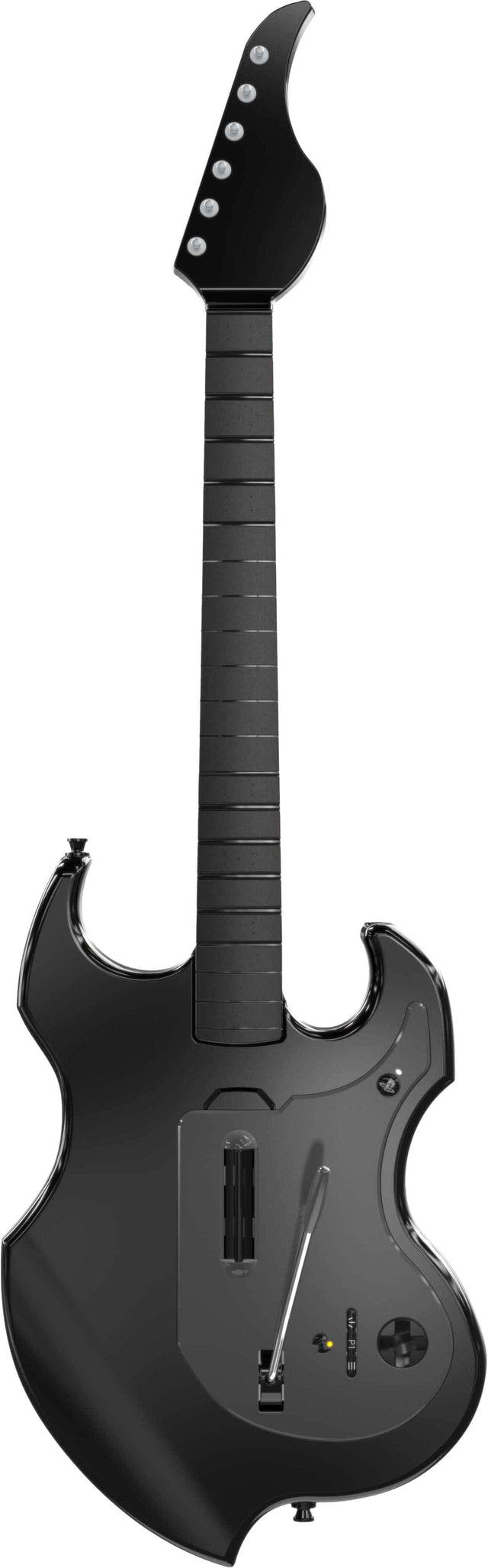 Front. PDP - RIFFMASTER Wireless Guitar Controller For Playstation 5 and Playstation 4 - Black.
