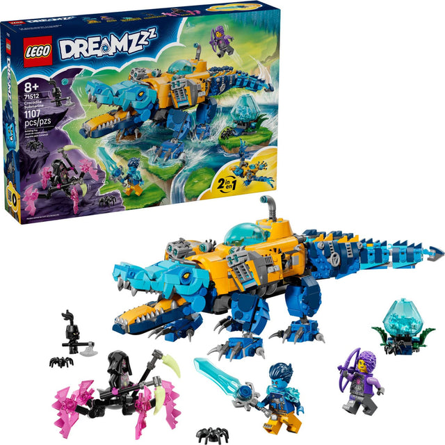 LEGO DREAMZZZ EWU 71512 8+ Submarine Crocodile arine 1107 pcs/pzs LS