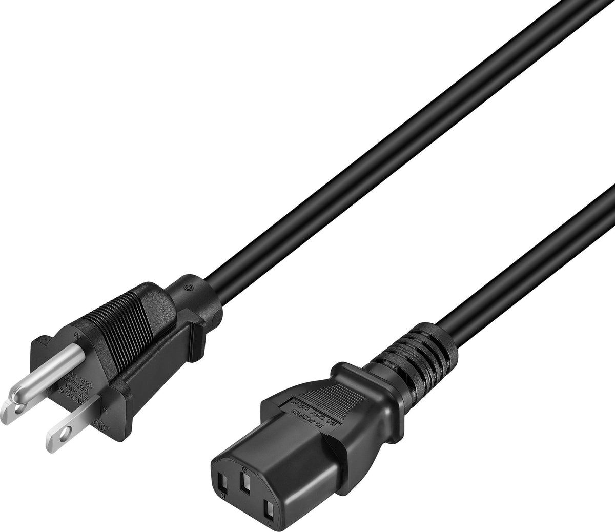 Insignia™ - 10-Foot AC Power Cable - Black
