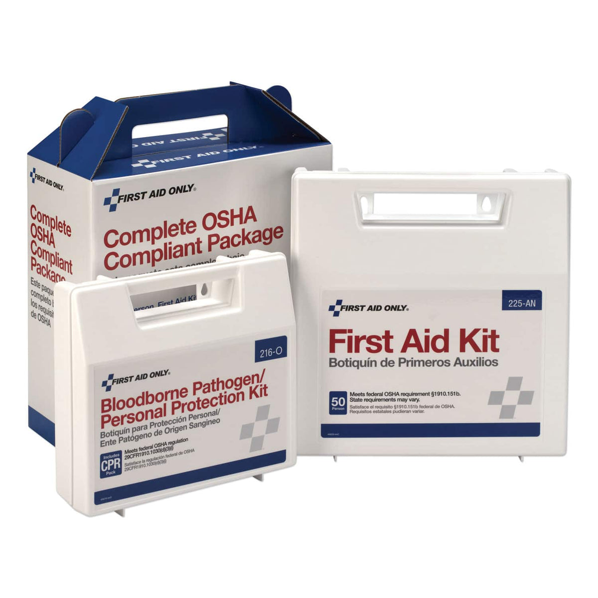 First Aid Only - First Aid Kit for 50 People - White