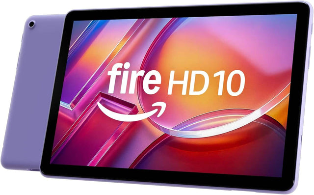 Front. Amazon - Fire HD 10 - 10.1" Tablet (2023 Release) - 64GB with Wi-Fi - Lilac.