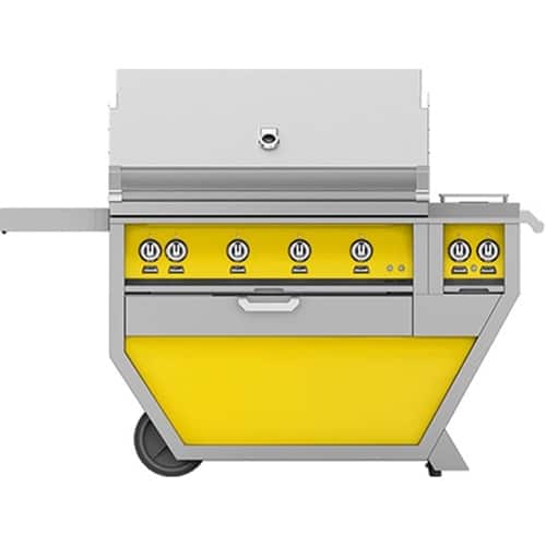 Angle. Hestan - Deluxe Gas Grill - Sol.