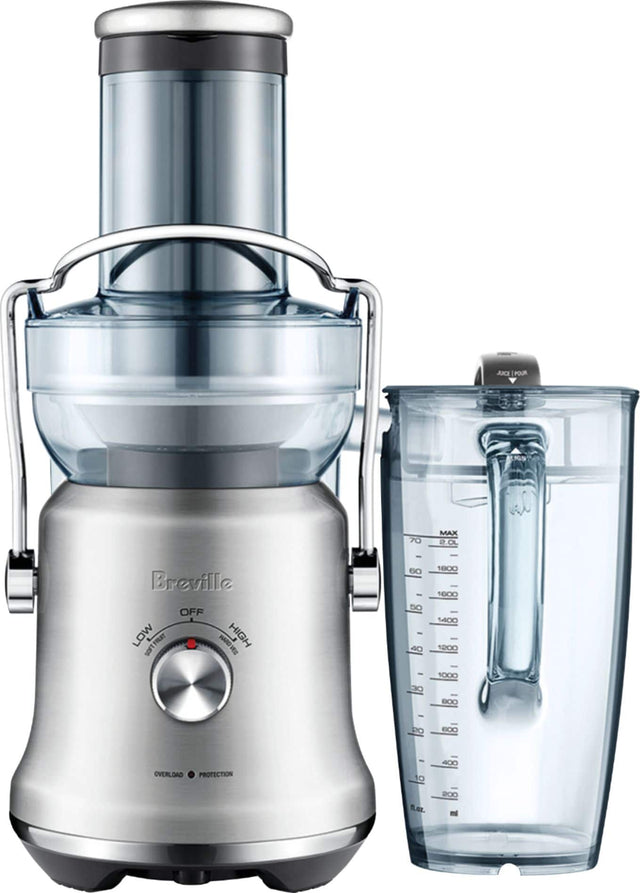 Front. Breville - the Juice Fountain Cold Plus - Brushed Stainless Steel.