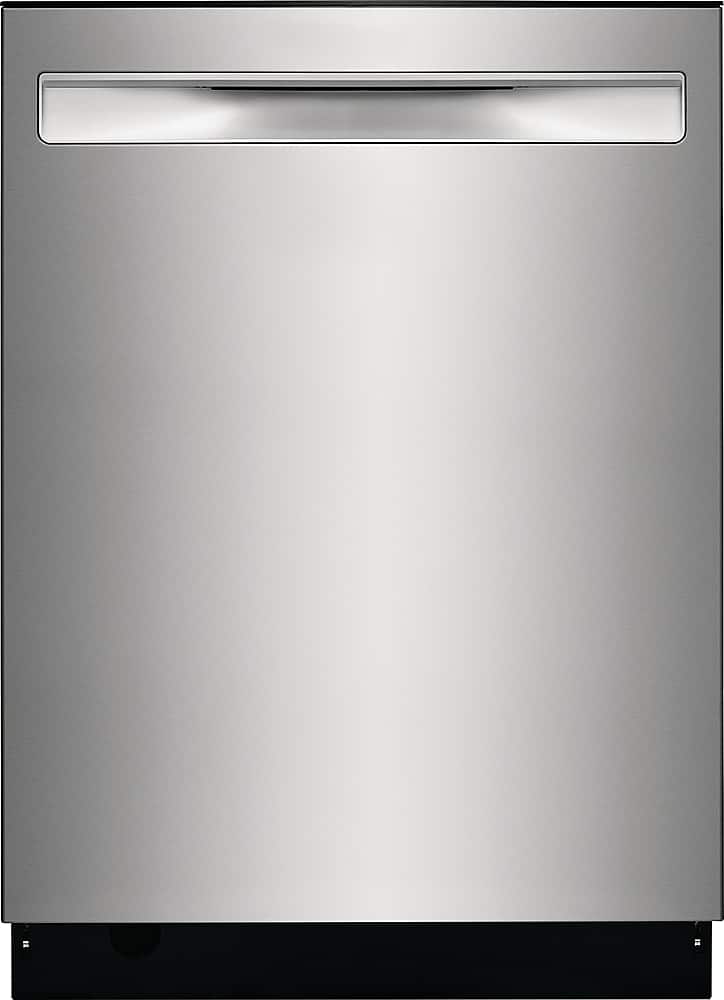 Frigidaire - 24" Top Control Built-In Stainless Steel Tub Dishwasher with 3rd Rack, MaxDry, and 49 dBA - Stainless Steel