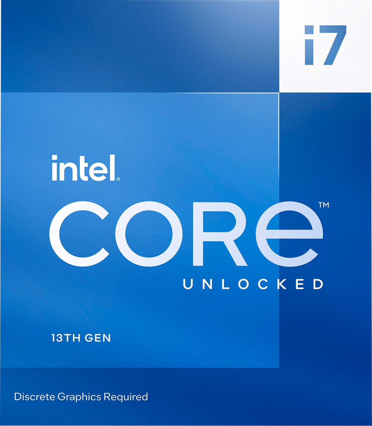 Intel - Core i7-13700KF 13th Gen 6 cores 8 P-cores + 8 E-cores 30M Cache, 3.4 to 5.4 GHz LGA1700 Unlocked Desktop Processor - Grey/Black/Gold