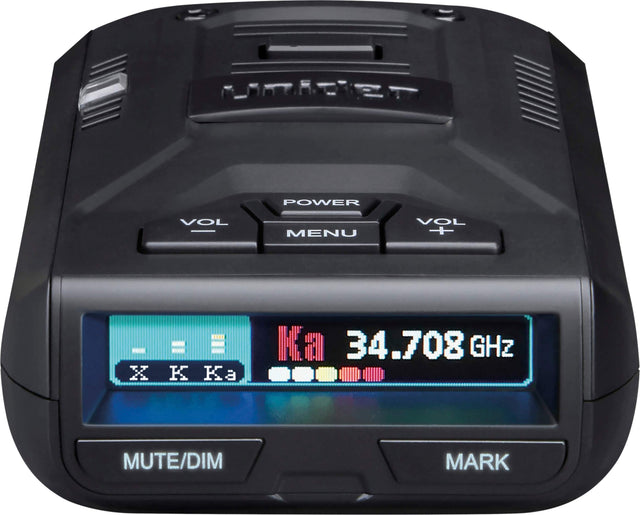 Front. Uniden - R3BLK DSP Long Range Radar and Laser Detector Detector - Matte Black.