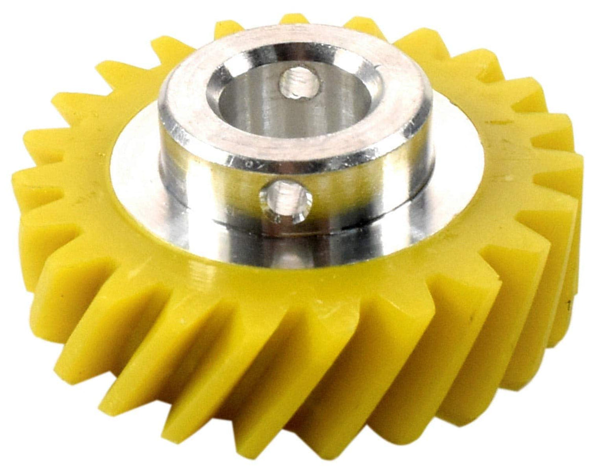 HQRP - Mixer Worm Gear Replacement W10112253 for KitchenAid Whirlpool Stand Mixer K45SS K5SS KSM90 - Yellow