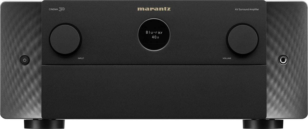 Marantz - Cinema 30 140W 11.4-Ch. Bluetooth Capable with HEOS 8K Ultra HD A/V Home Theater Receiver with Alexa - Black