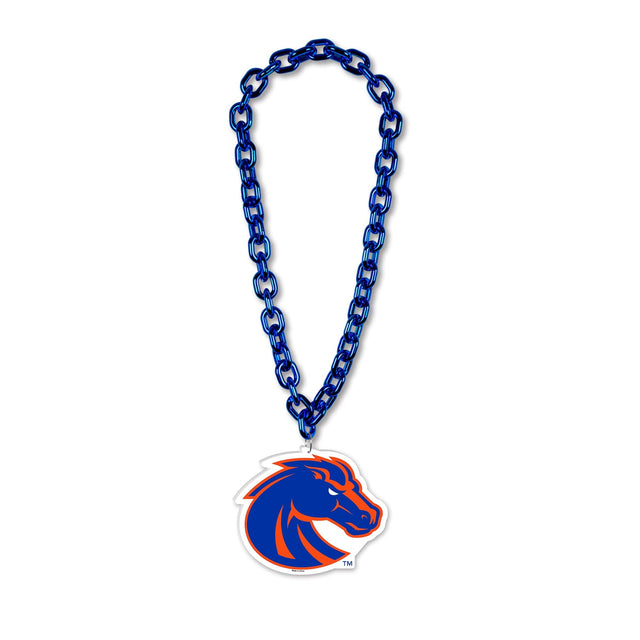 Front. WinCraft - Boise State Broncos Big Chain Necklace - Multicolor.