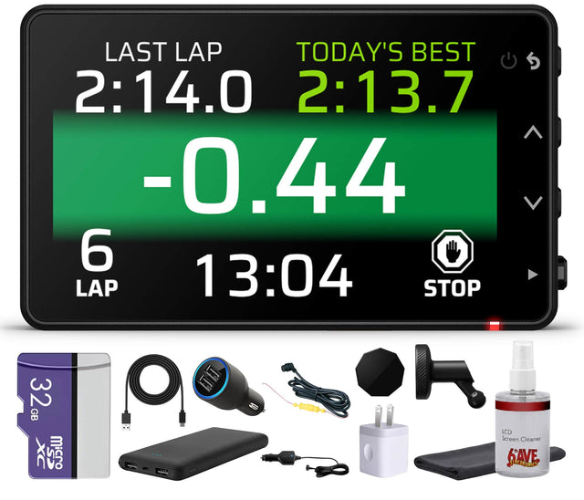 LAST LAP  
2:14.0  
TODAY'S BEST  
2:13.7  
-0.44  
6 LAP  
13:04  
STOP  

32 GB  
LCD Screen Cleaner