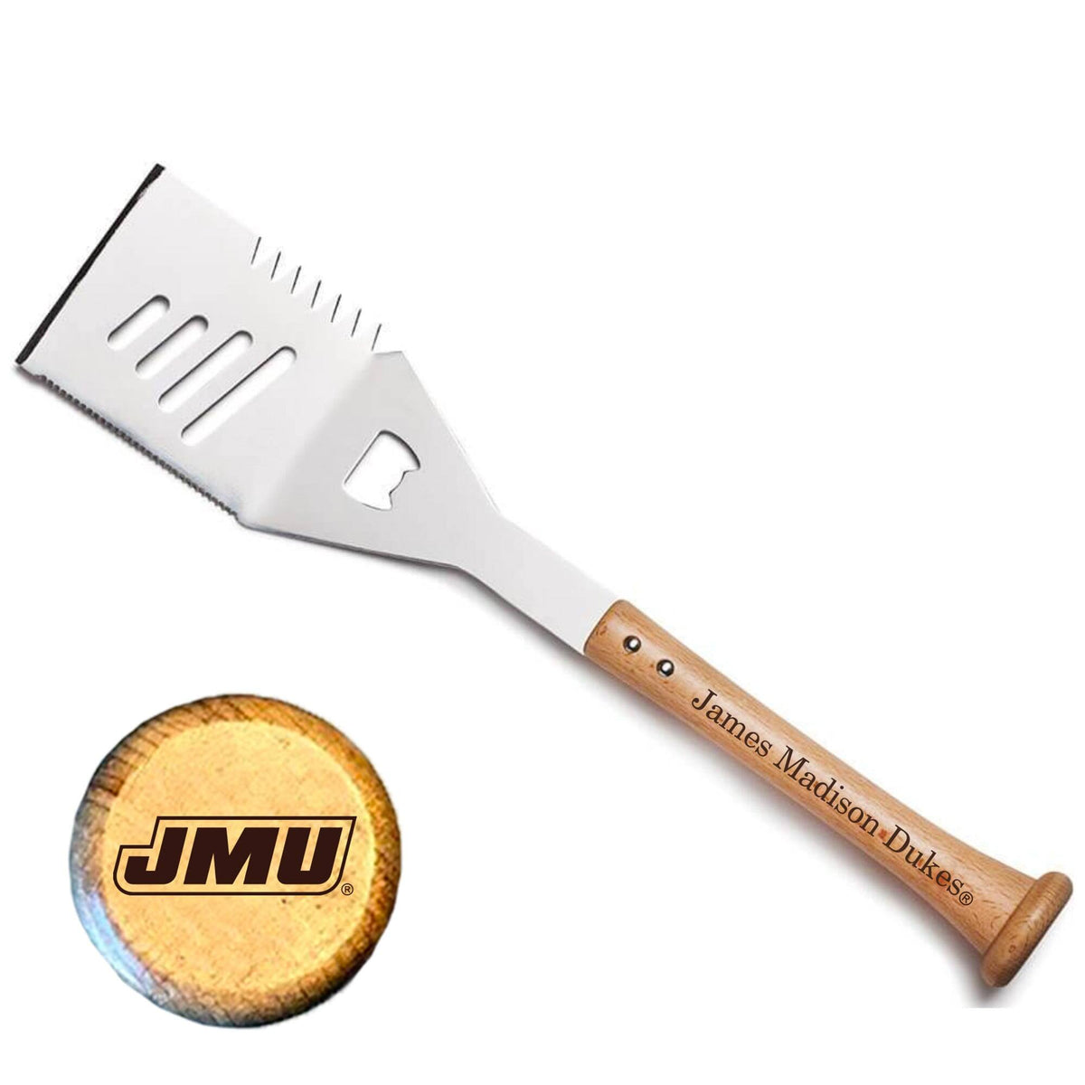 Baseball BBQ - James Madison Dukes Slider Spatula - Multicolor