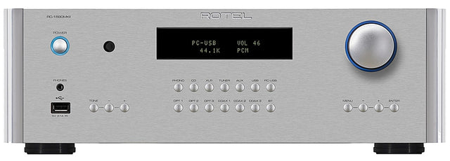 RC-1580MKI ROTEL POWER PC-USB : 44.1K 44 1K VOL 46 PCM PHONES PHONO C XLA TUNER AUX UB PC-USB TONE OPT 1 OPT 2 OPT 3 COAX COAXD COAX3 BT MENU . ENTER DV D1A