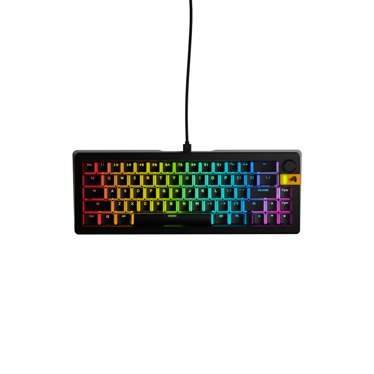 Glorious - GMMK 3 HE 65% Wired Hall-Effect Linear Switch Gaming Keyboard with Rapid Trigger and Adjustable Actuation - Black