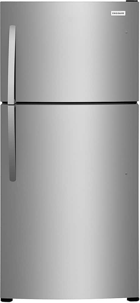 Frigidaire - 30 in. Wide 20.0 Cu. Ft. Garage Ready Top Freezer Refrigerator - Stainless Steel