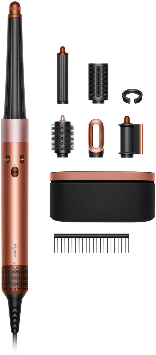 Front. Dyson - Special Edition Airwrap i.d. Multi-Styler for Straight+Wavy Hair - Amber Silk.