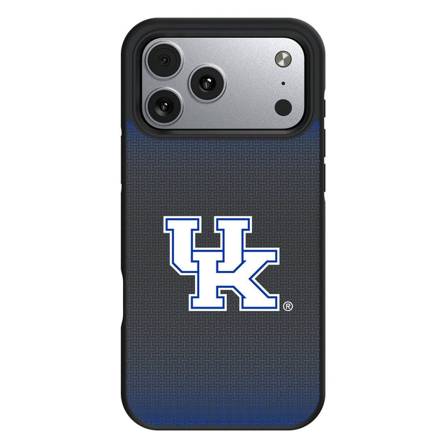 Front. Keyscaper - Kentucky Wildcats Bump Case with 8.2ft Drop Protection - 16 Plus - Black.