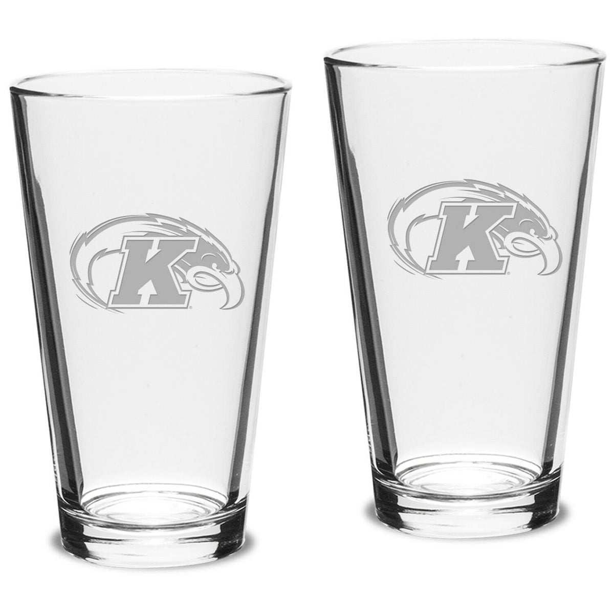 Jardine - Kent State Golden Flashes 16oz. 2-Piece Classic Pub Glass Set - Multicolor